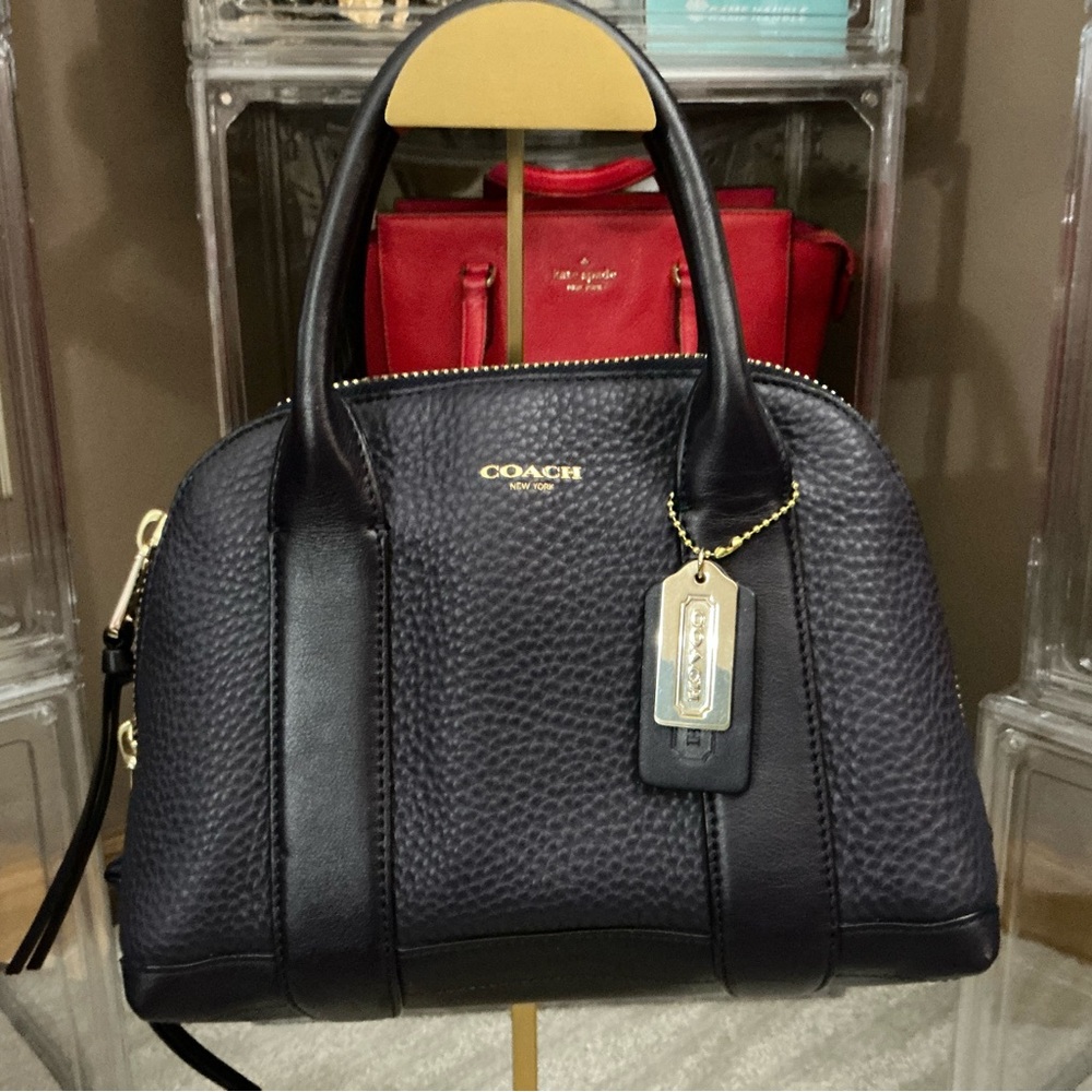 👜 Coach Mini Sierra Satchel (Pebbled Leather)